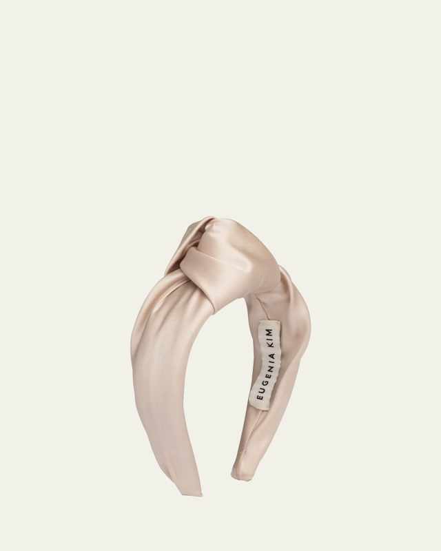 Maryn Knot Satin Headband